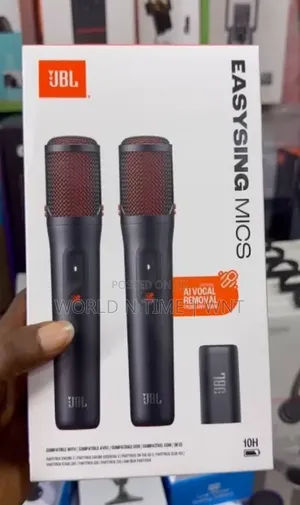 JBL Easysing Wireless Ai Powered Karaoke 2 Mics Set