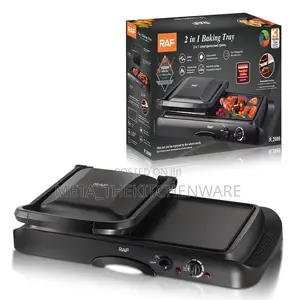 Raf 2-in-1 Electric Baking Tray Grill