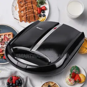 RAF Sandwich Maker 1400W With Non-Stick Coating and Easy Clean Design