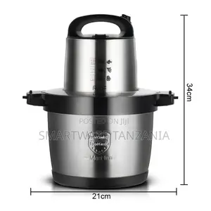 RAF Food Processor 6L Capacity, 1600W Power, Four-Blade Spiral Design