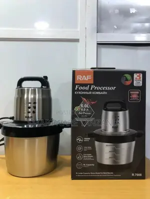 RAF Food Processor 1600W 6L Capacity With Four-Blade Spiral Design