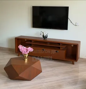 TV Showcase Na Coffee Table Wood Color