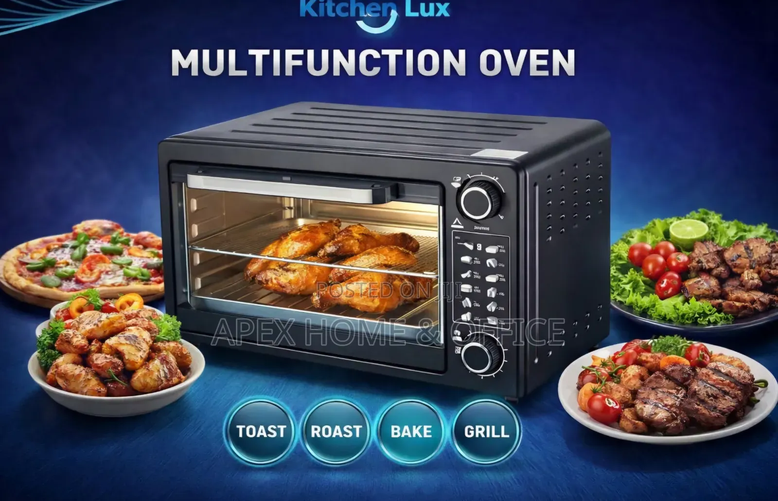 Oven Kitchen Lux 48L 2 Nods