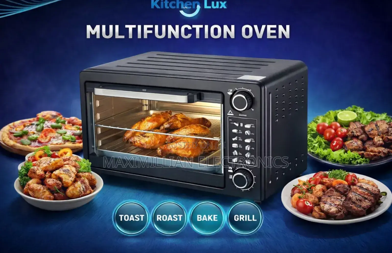 Oven Kitchen Lux 48L 2 Nods