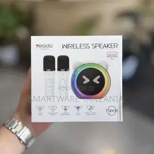 Yesido Wireless Karaoke Speaker System With Two Microphones, BT 5.3