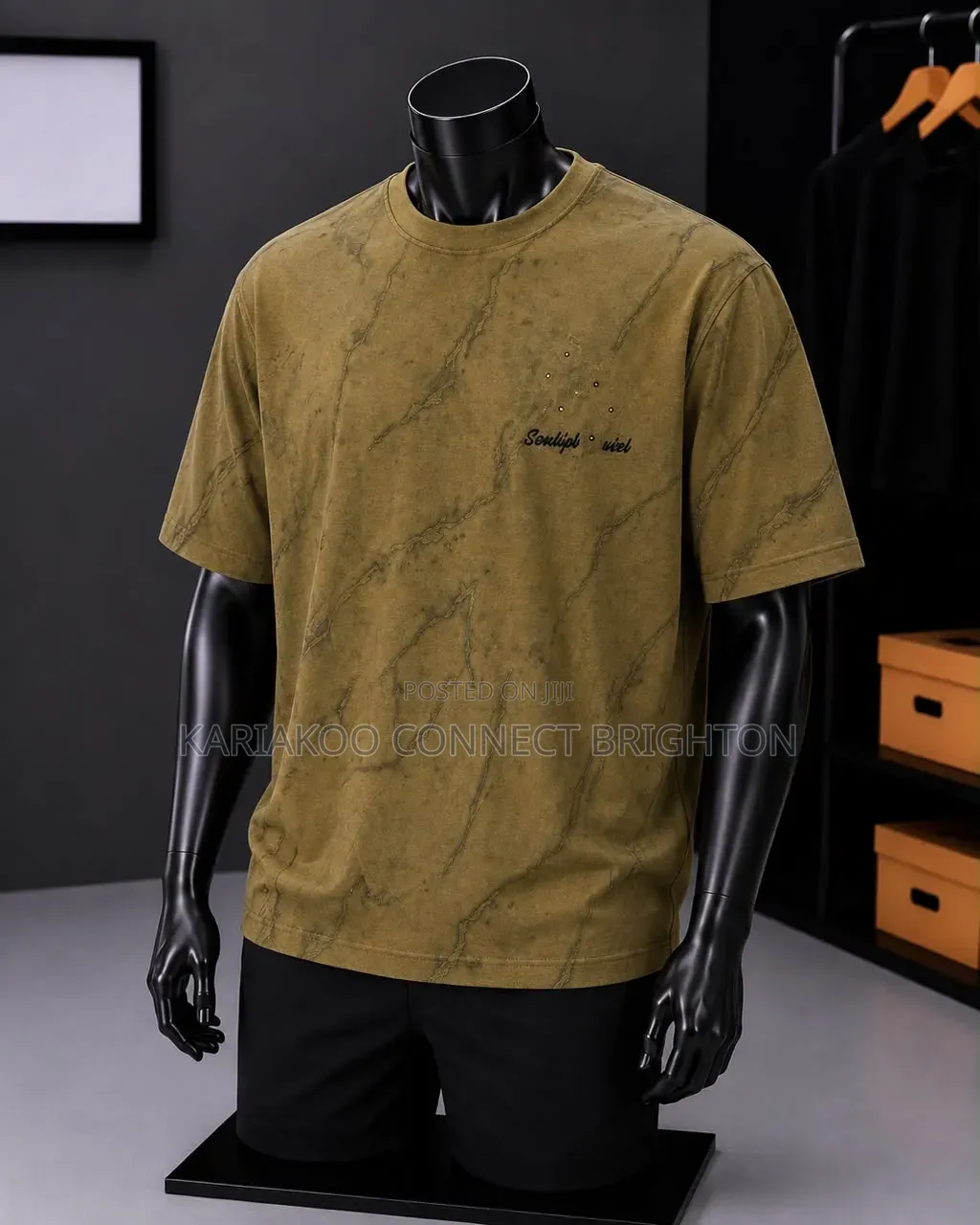 Acid Oversided Wash Tee