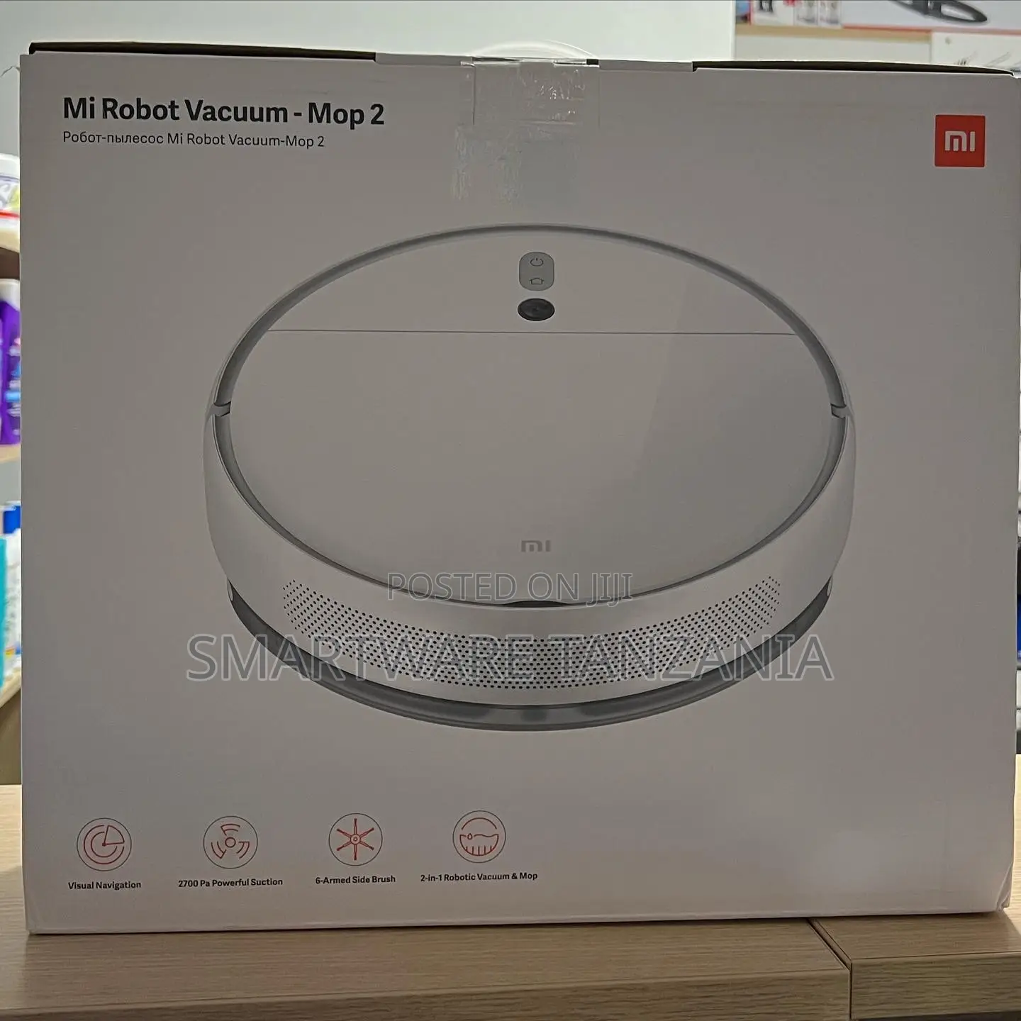 Xiaomi Mi Robot Vacuum-Mop 2, 2700 Pa Suction Power, 2-in-1 Function