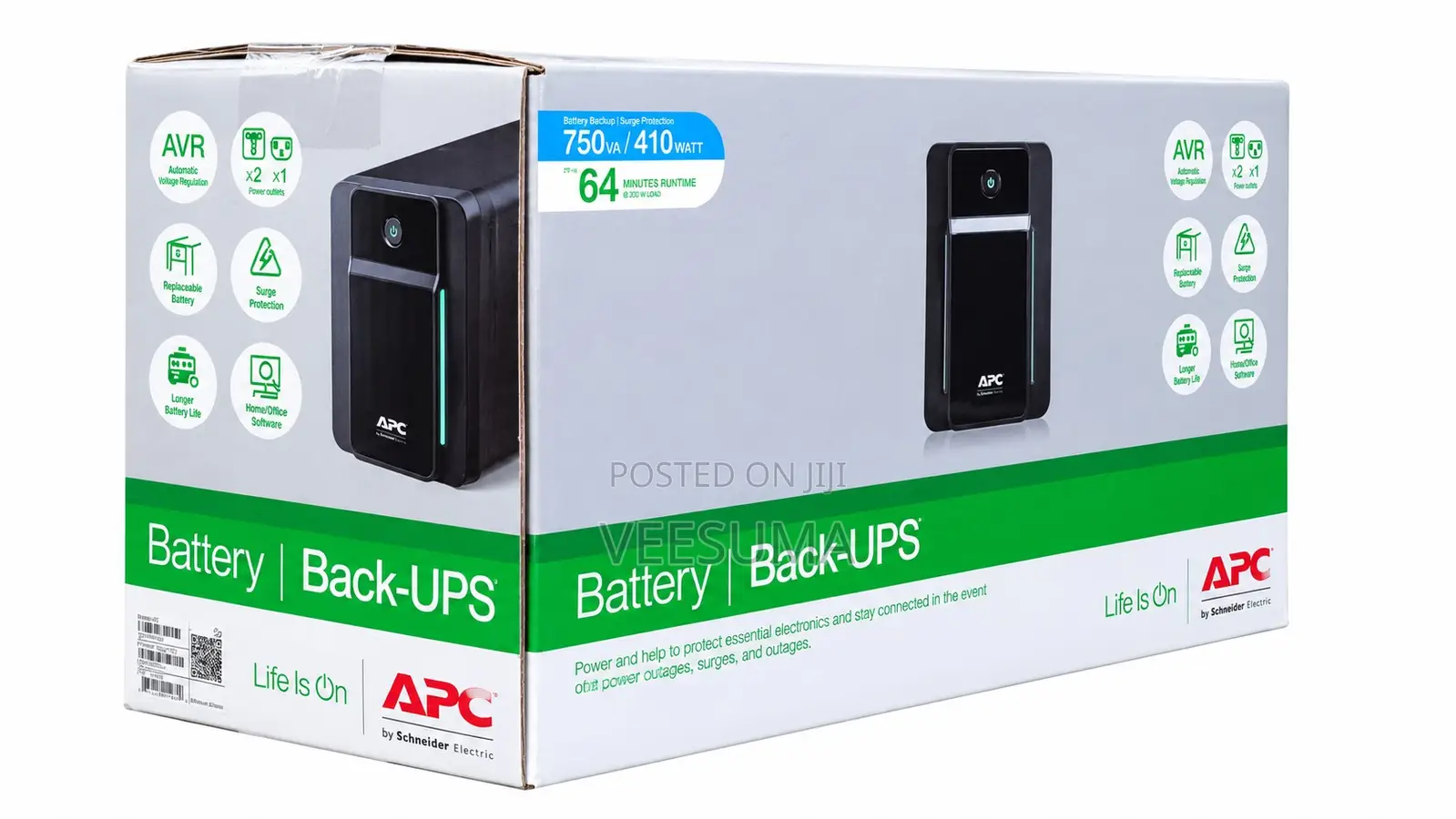 APC Back-Ups 750VA / 410W Uninterruptible Power Supply