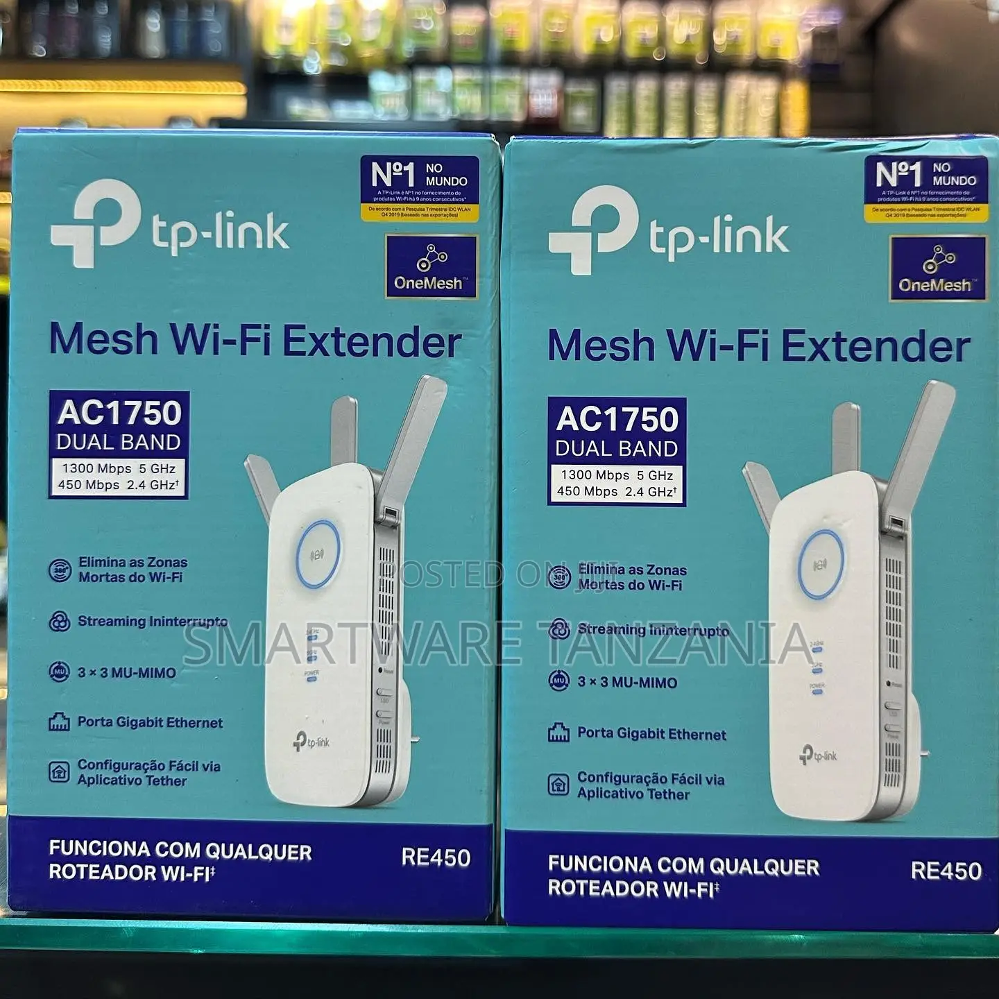 TP-Link AC1750 Dual Band Mesh Wi-Fi Extender, 1300Mbps 5GHz, 450Mbps