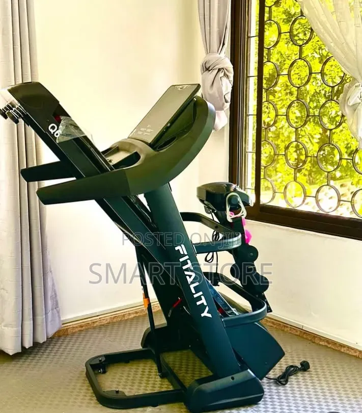 Fitality Q6 Treadmill 4.5HP – 170KG | 20km/H | Auto Incline | Massage