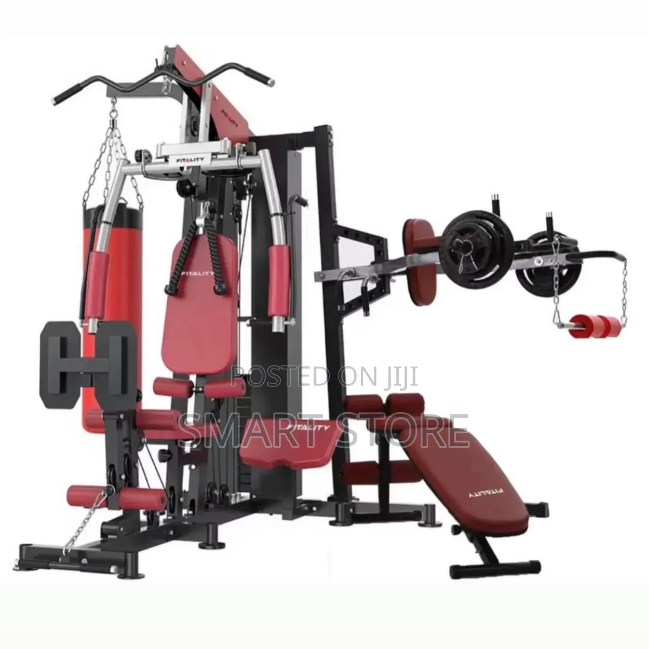 Fitality 3-Station Multi Gym With Leg Press