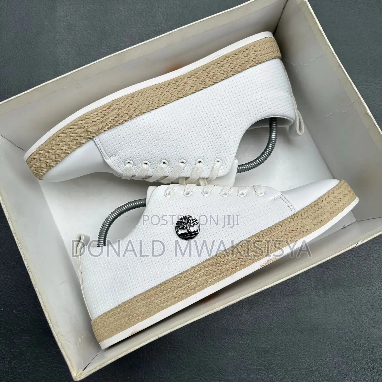 Woven Leather Sneakers