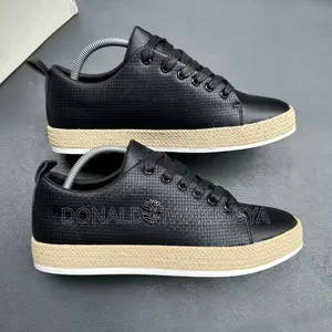 Woven Leather Sneakers