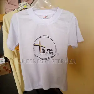 T-Shirt Ya Watoto Kuanzia Miaka 4 - 7