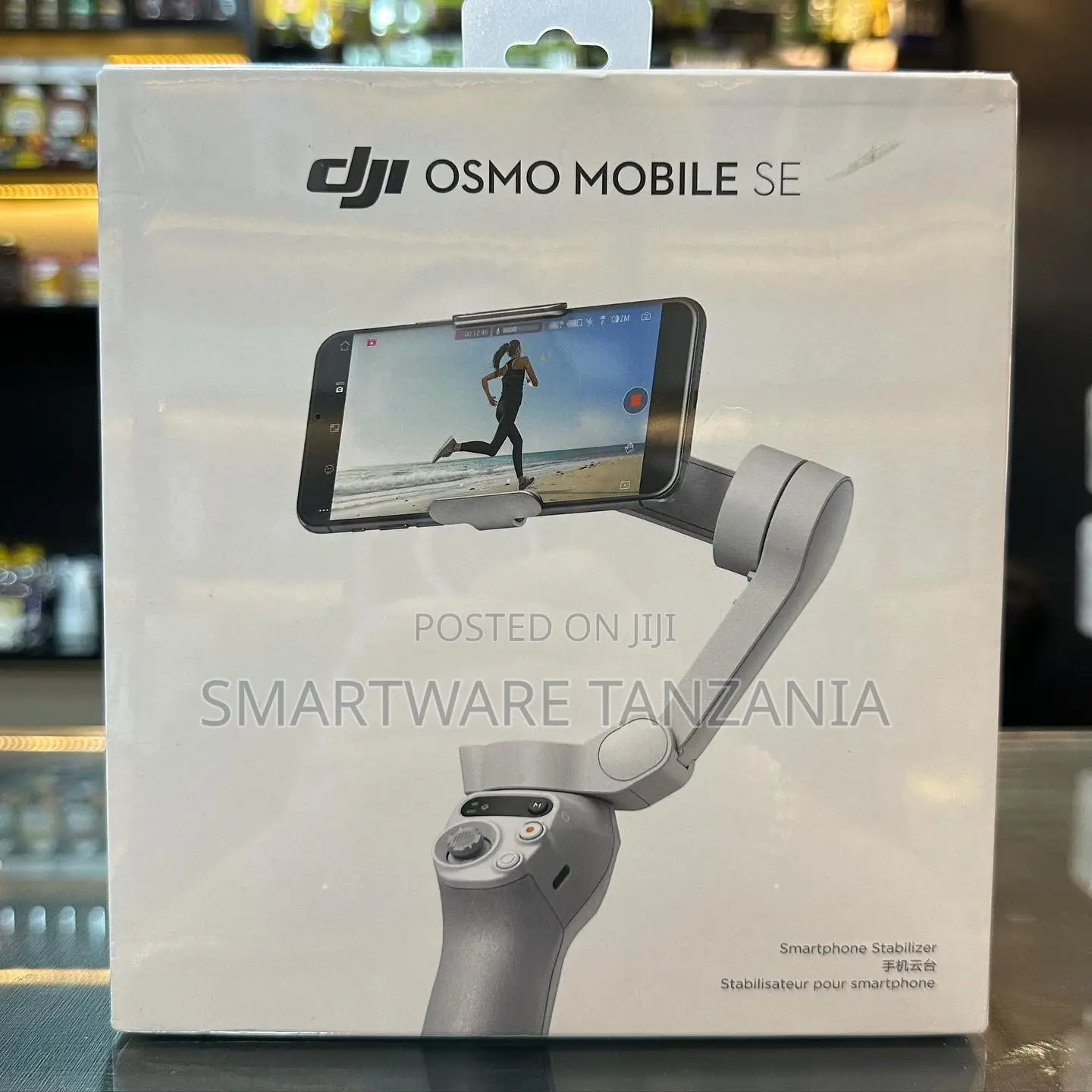 DJI Osmo Mobile SE Smartphone Stabilizer With 3-Axis Gimbal, Gray