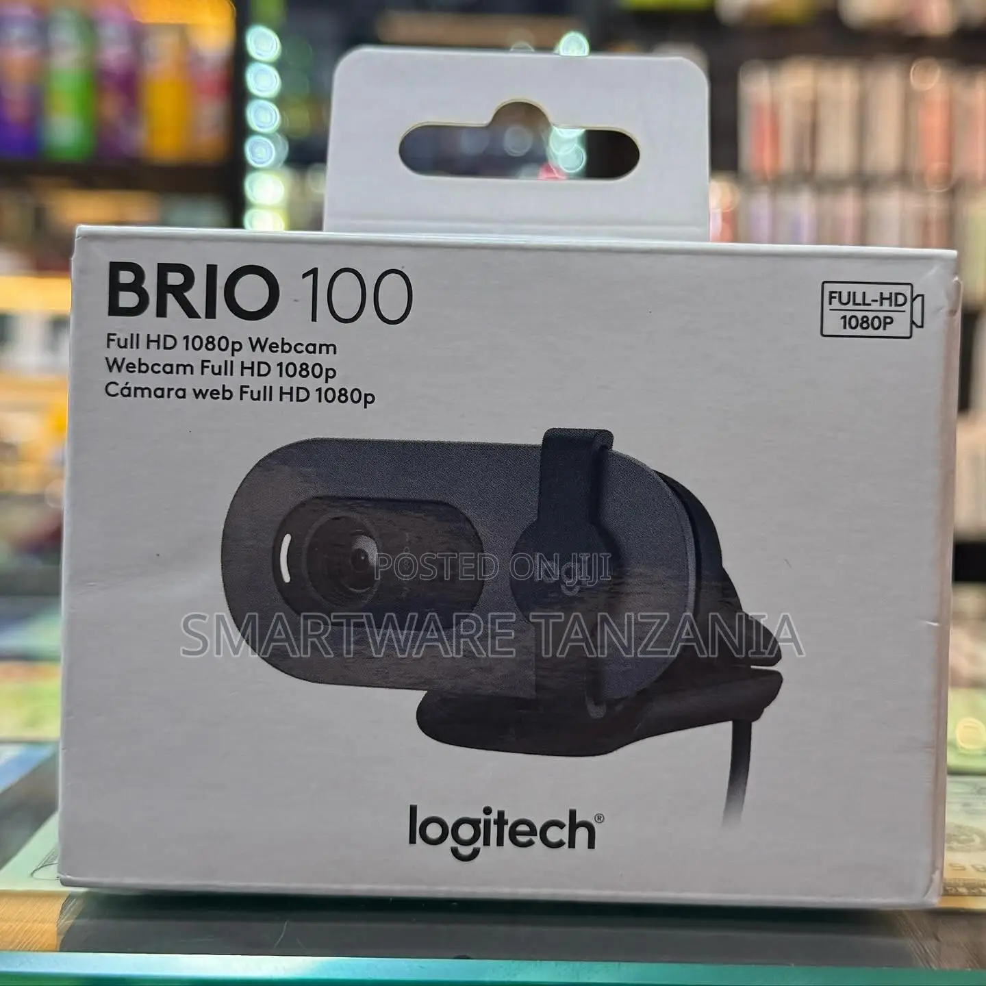 Logitech BRIO 100 Full HD 1080p Webcam With Integrated Microphone