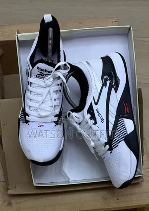 4 Colours Reebok Brand Men's Leather Shoes Materials Classic