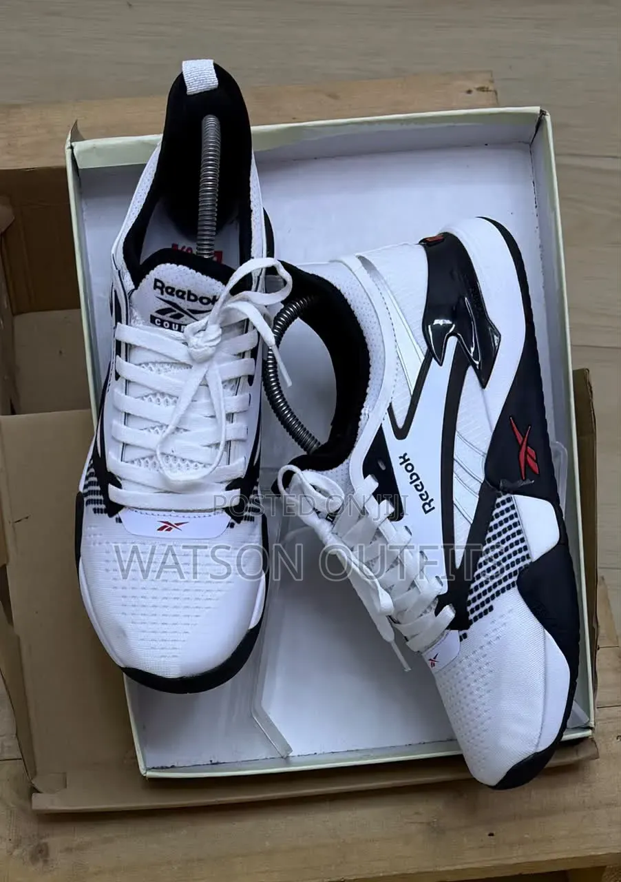 4 Colours Reebok Brand Men's Leather Shoes Materials Classic