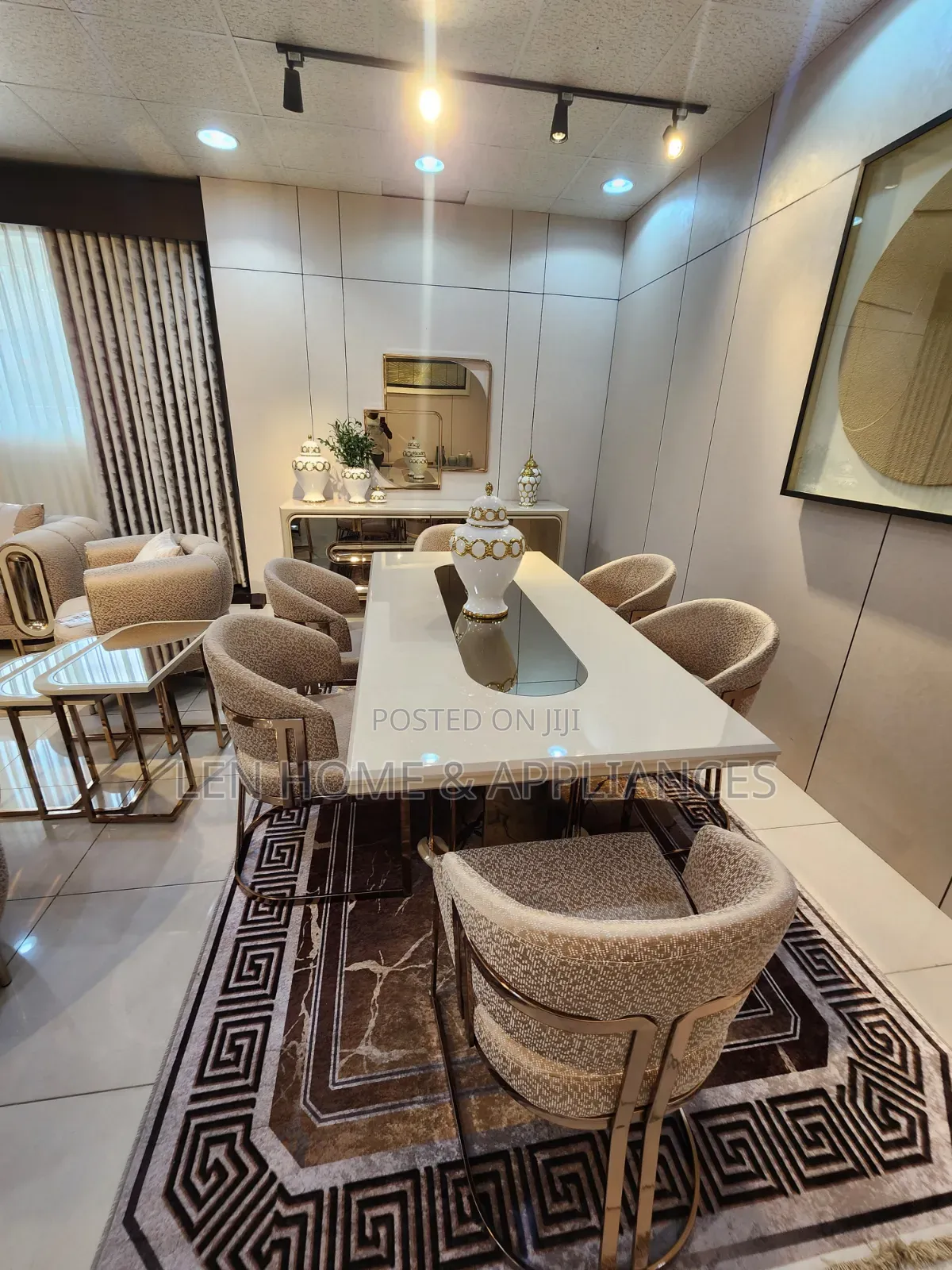 Dinning Table Full Set High Luxury