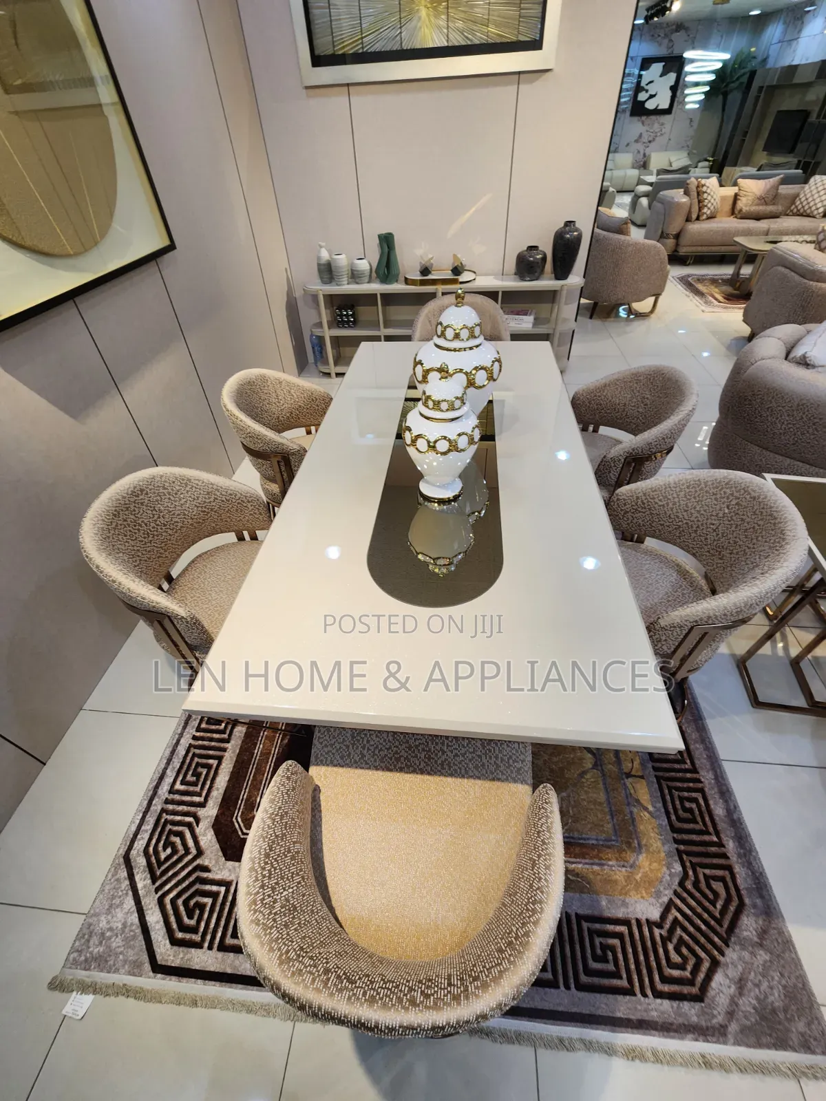 Dinning Table Full Set High Luxury