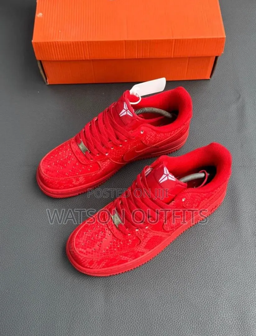3 Top Colours Men's Leather Sneakers NIKE AIRFORCE ONE 1