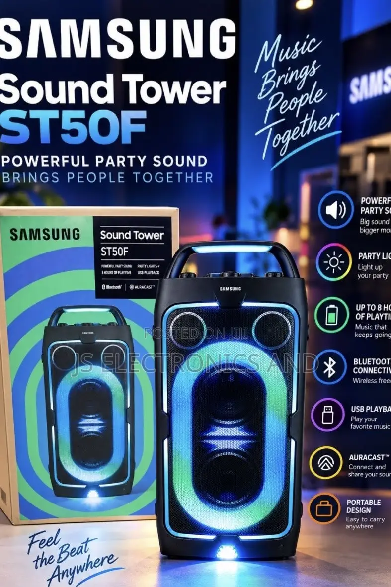 Samsung Party Speaker Portable ST50F Watts 240W Wireless